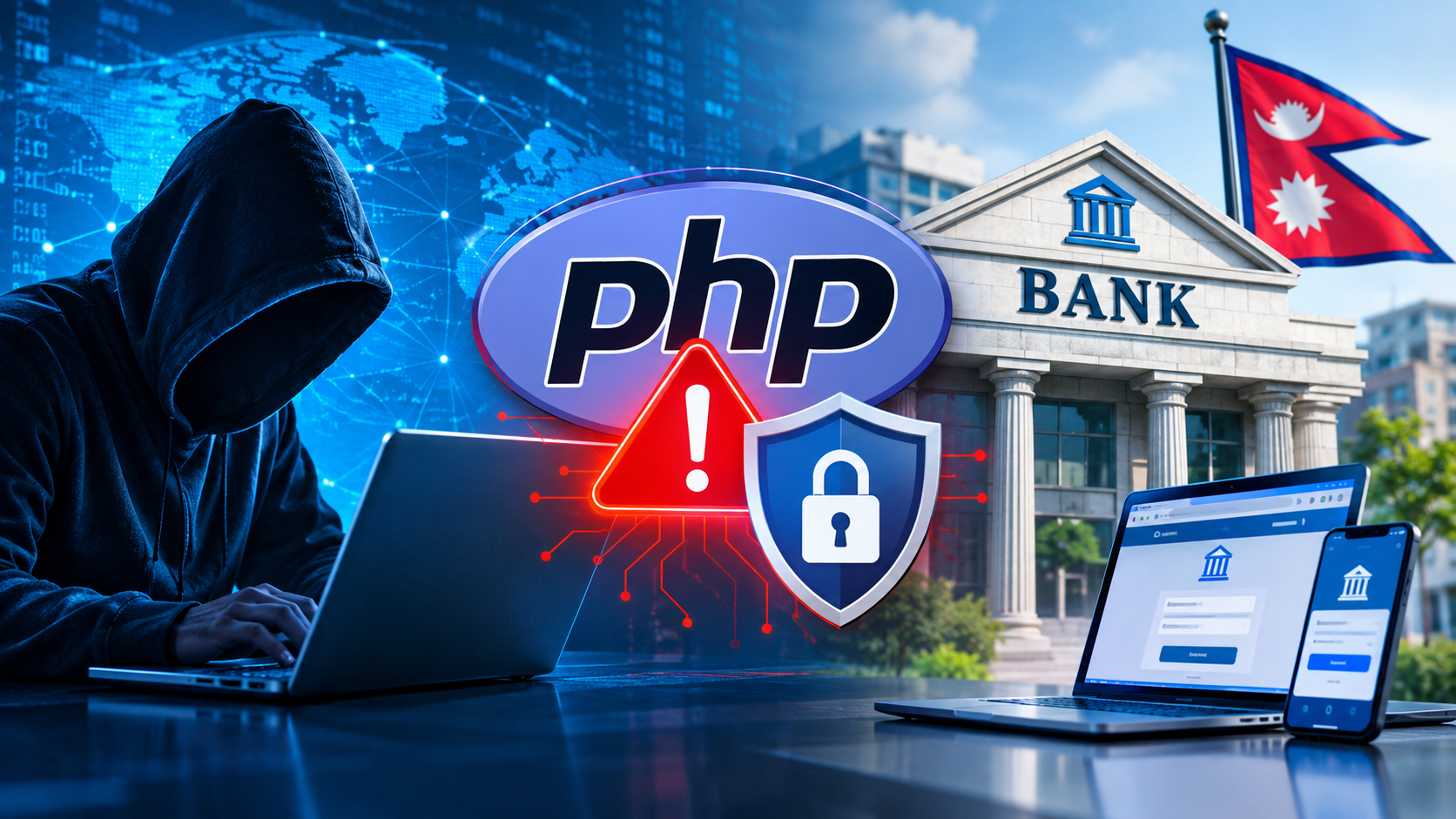 Banking Services of Nepal affected by PHP Security issues :  From Nepal Rastra Bank to banks websites Shut down